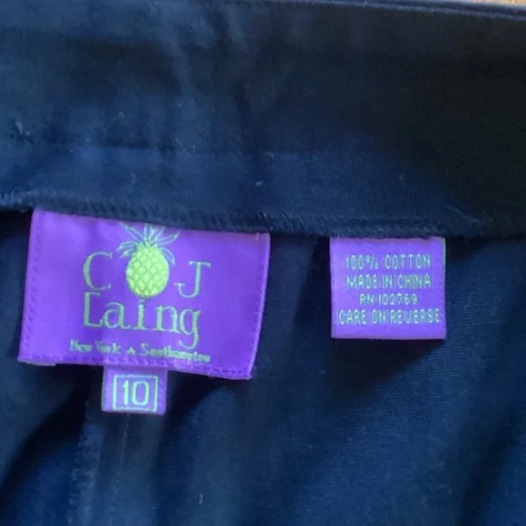 CJ Laing Black Flamingo Pants size 10 - Picture 3 of 10